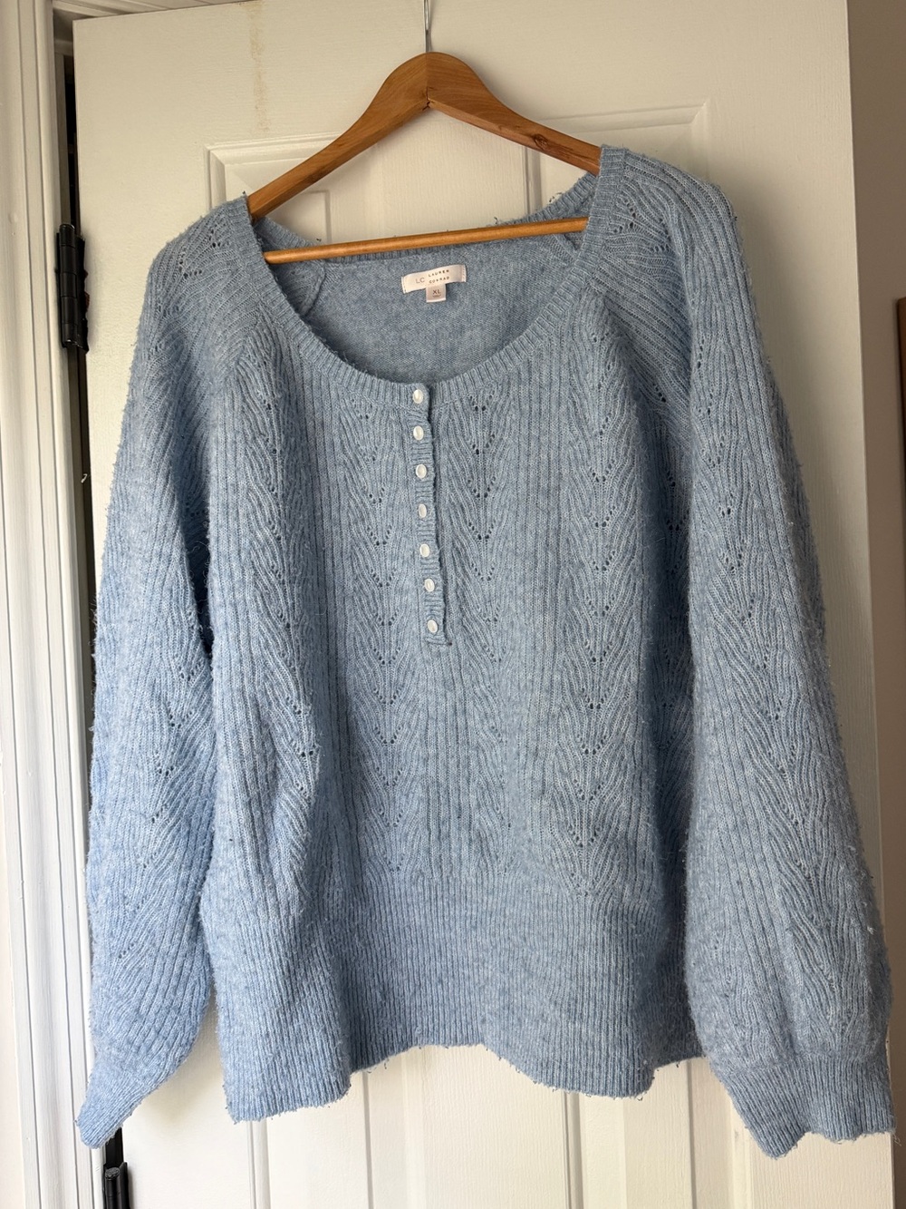 Lauren Conrad Light Blue XL Sweater
